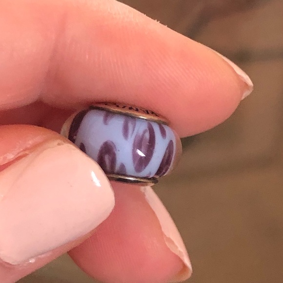Authentic Pandora blue python murano charm - Picture 6 of 6